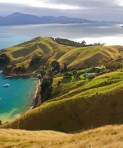 Marlborough New Zealand Landscape Paint By Numbers