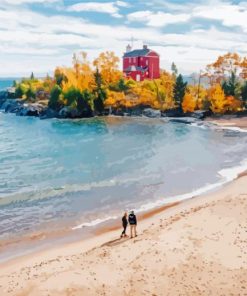 Marquette Superior Lake Paint By Numbers