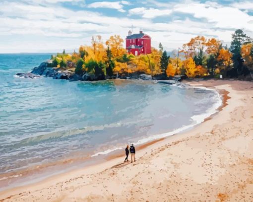 Marquette Superior Lake Paint By Numbers