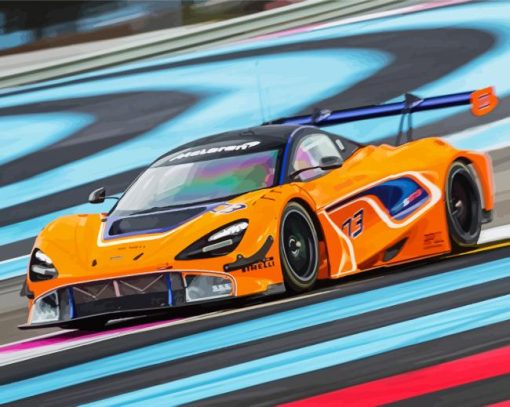 Mclaren Race Car Paint By Numbers