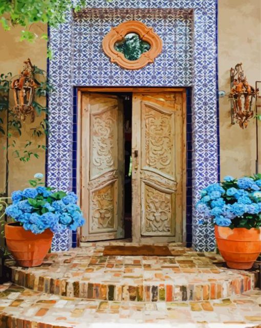 Mexican Hacienda Paint By Numbers