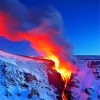 Mix Of Volcano And Snow Paint By Numbers