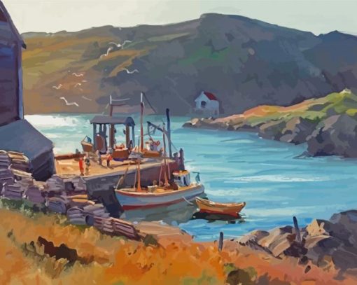 Monhegan Island Paint By Numbers