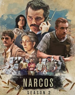 Narcos Series Poster Paint By Numbers