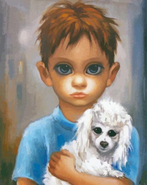 No Dogs Allowed By Margaret Keane Paint By Numbers