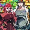 Noriaki Kakyoin And Jotaro Kujo Paint By Numbers