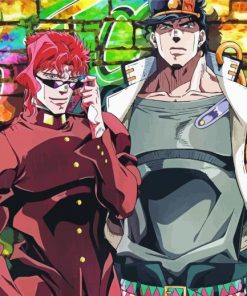 Noriaki Kakyoin And Jotaro Kujo Paint By Numbers