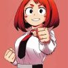 Ochako Uraraka Character Art Paint By Numbers