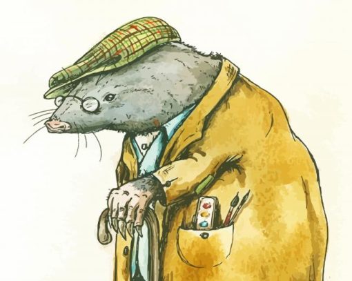 Old Mr Mole Paint By Numbers