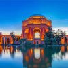 Palace Of Fine Arts California SF Paint By Numbers