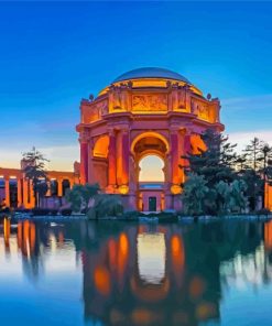 Palace Of Fine Arts California SF Paint By Numbers