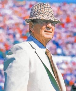 Paul Bear Bryant Paint By Numbers