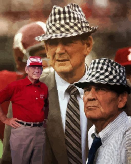 Paul Bear Bryant Football Coach Paint By Numbers