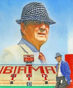 Paul Bear Bryant Football Player Paint By Numbers