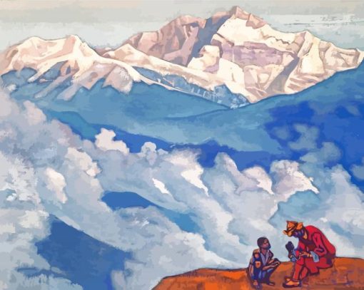 Pearl of Searching By Nicholas Roerich Paint By Numbers