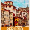 Perugia Italy City Poster Paint By Numbers