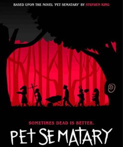 Pet Sematary Poster Art Paint By Numbers