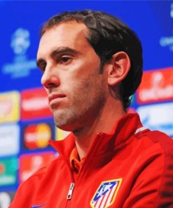 Player Diego Godín Paint By Numbers