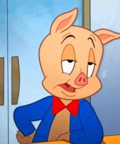 Porky Pig Animation Paint By Numbers