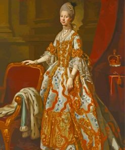 Queen Charlotte Of Mecklenburg Strelitz Paint By Numbers