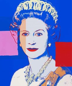 Queen Elizabeth Andy Warhol Art Paint By Numbers