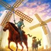 Quixote And Windmills Paint By Numbers