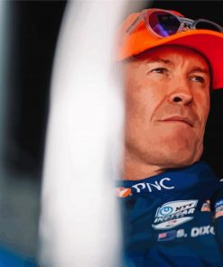 Race Car Driver Scott Dixon Paint By Numbers