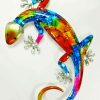 Rainbow Colourful Gecko Reptile Paint By Numbers