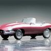 Red Jaguar E Type Paint By Numbers