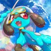 Riolu Species Art Paint By Numbers