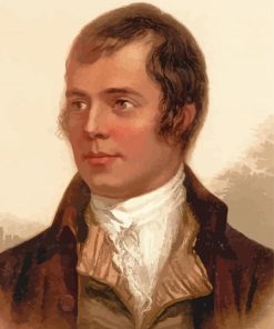 Robert Burns Scottish Poet Paint By Numbers