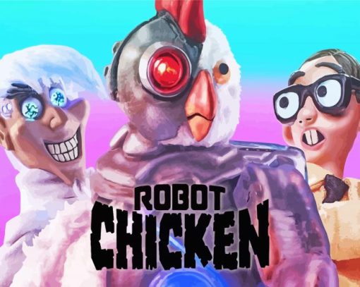 Robot Chicken Paint By Numbers