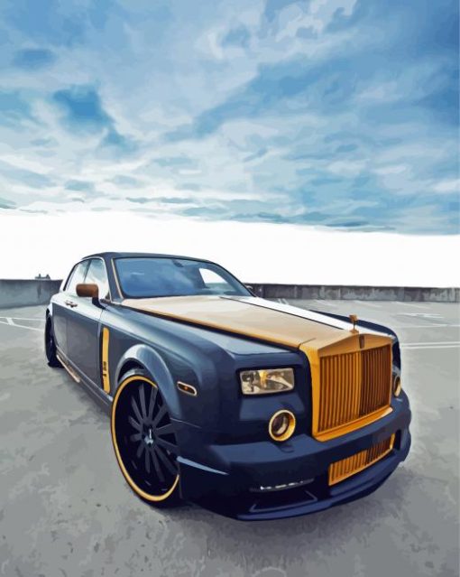 Rolls Royce Phantom Car Paint By Numbers