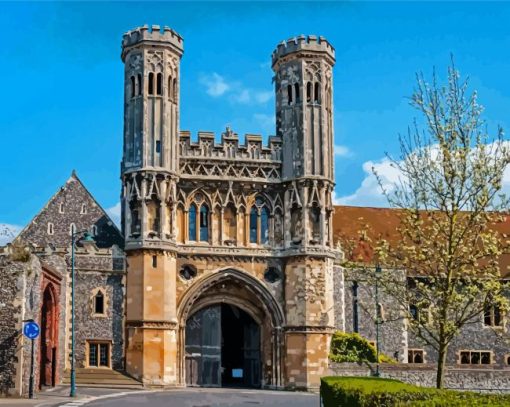 St Augustine's Abbey In Canterbury Paint By Numbers