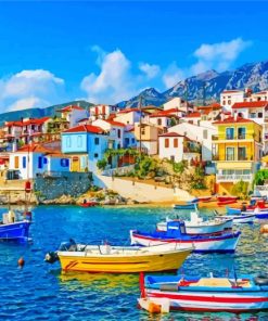 Samos Greece Paint By Numbers