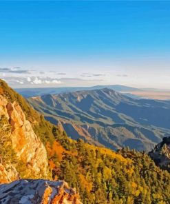 Sandia Mountains Mexico Paint By Numbers