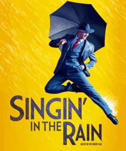 Singing In The Rain Poster Paint By Numbers