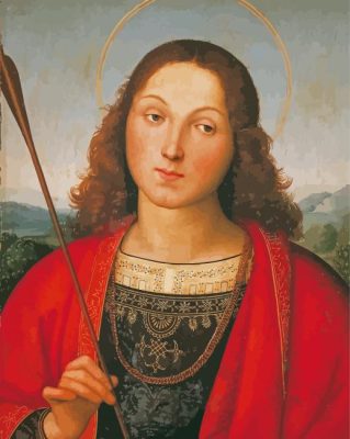 St Sebastian Raphael Santi Paint By Numbers