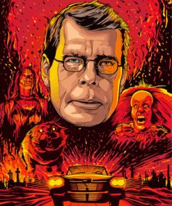 Stephen King Illustration Paint By Numbers