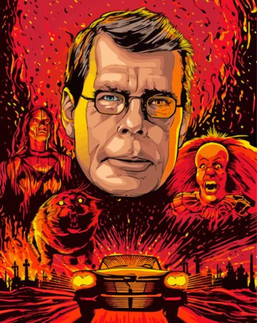 Stephen King Illustration Paint By Numbers