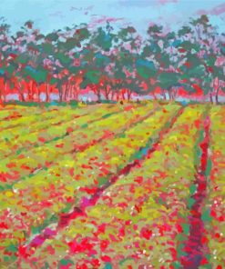 Strawberry Field Art Paint By Numbers