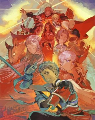 Suikoden Characters Paint By Numbers