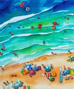 Summer Virginia Beach Paint By Numbers