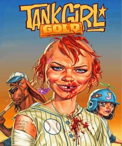 Tank Girl Poster Paint By Numbers