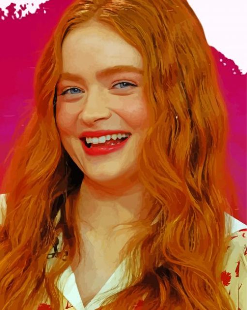 The Actress Sadie Sink Paint By Numbers