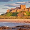 The Bamburgh Castle England Paint By Numbers