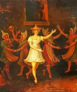 The Dancing Witches Paint By Numbers