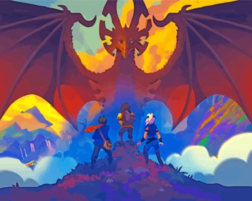 The Dragon Prince Characters Paint By Numbers