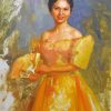 The Mestiza By Fernando Amorsolo Paint By Numbers