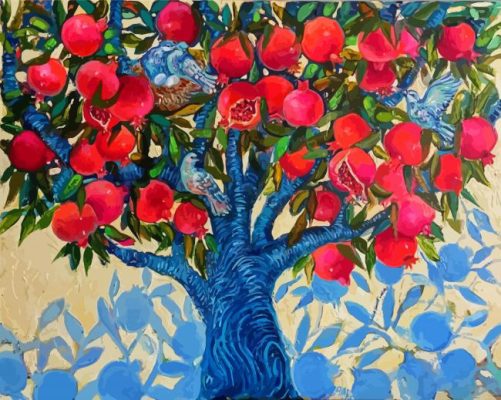 The Pomegranate Tree Paint By Numbers